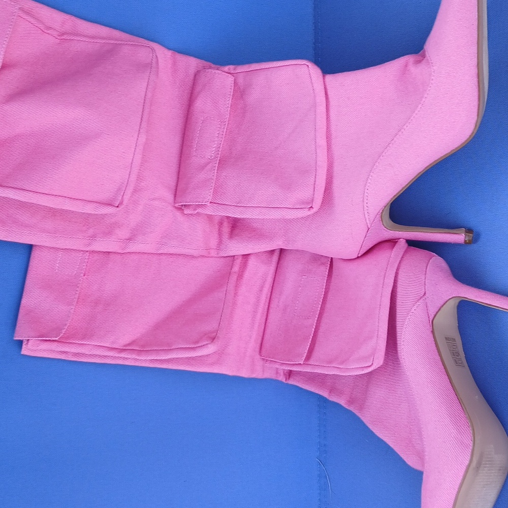 Plain Jane high heeled boots